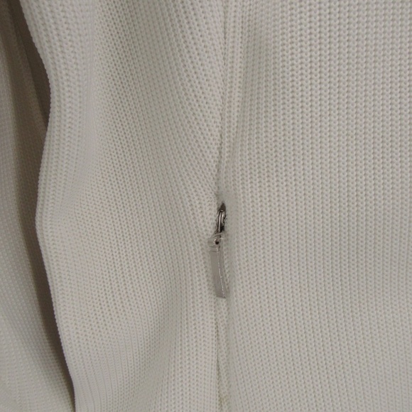 SPYDER White Zipper Front Sweater Hoodie Jacket L - Picture 10 of 16